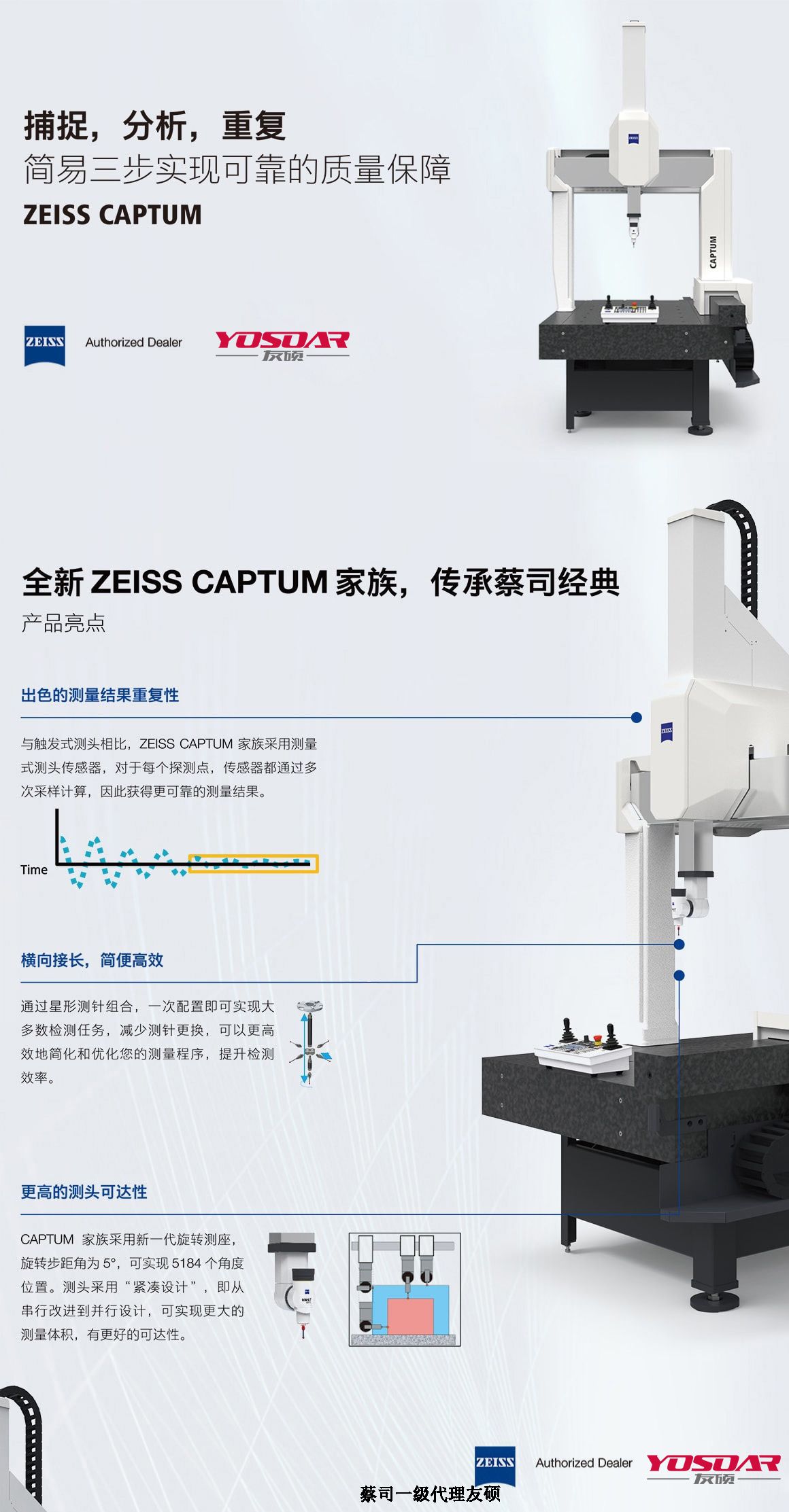 中卫蔡司三坐标CAPTUM
